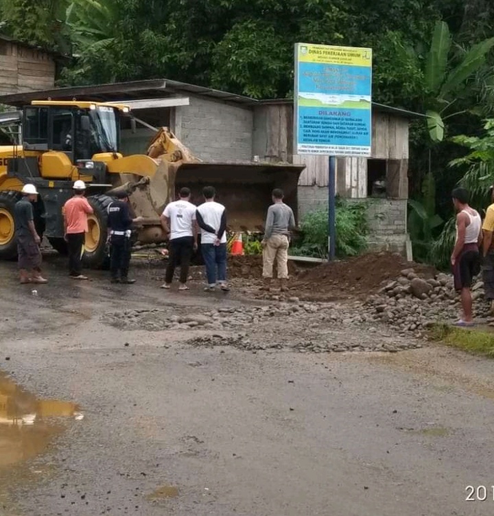 Jembatan Taba Tembilang Sudah Bisa Dilalui Kembali