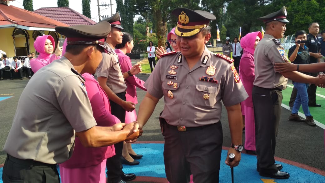 Dihari Bhayangkara, 29 Personel Polres BU Naik Pangkat