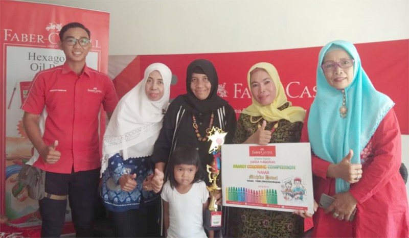 Machiko, Juara Mewarnai Faber Castel Nasional