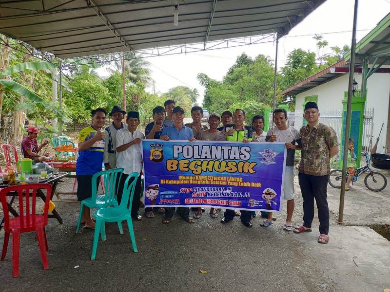 Polantas Beghusik, Ajak Warga Taat Tatib Lalin