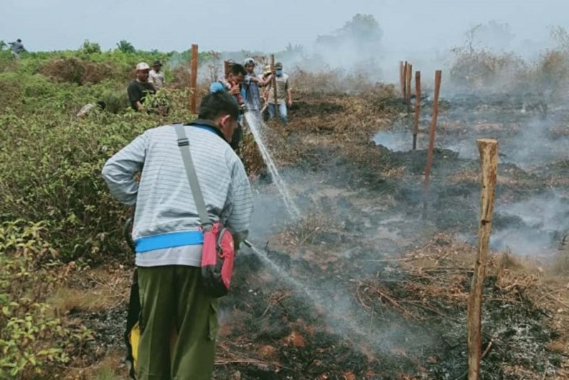 Cairan Freeze Bantu Padamkan Kebakaran Lahan