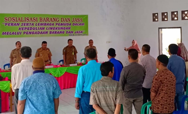 Durian Depun Sosialisasikan Pengadaan Barang dan Jasa