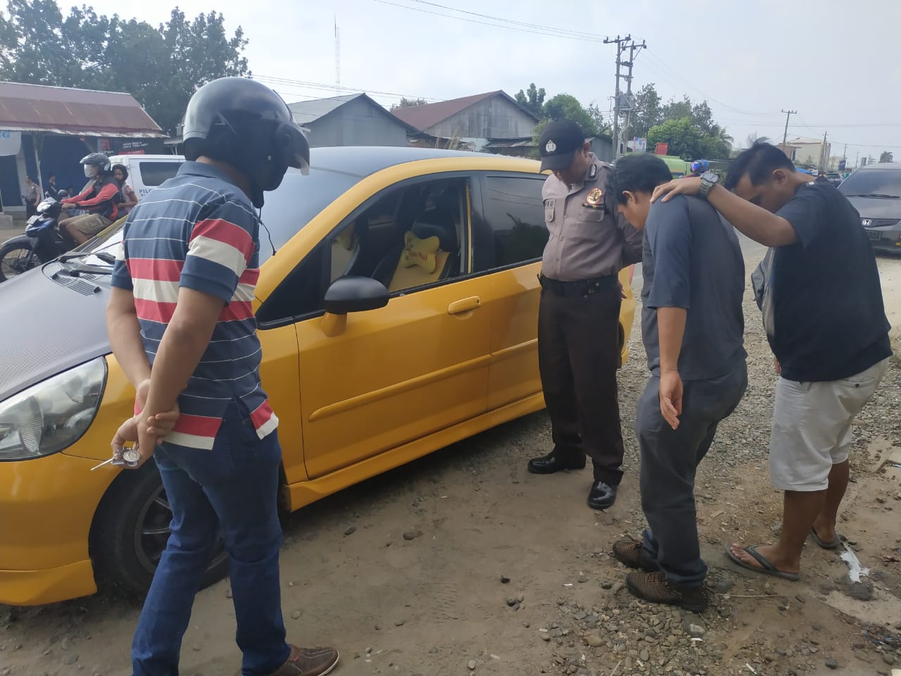 Isteri Anggota Propam Polda Bengkulu Jadi Korban Pecah Kaca Mobil