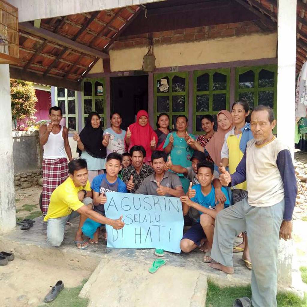 Selalu di Hati, Warga Dukung Agusrin Maju Pilgub