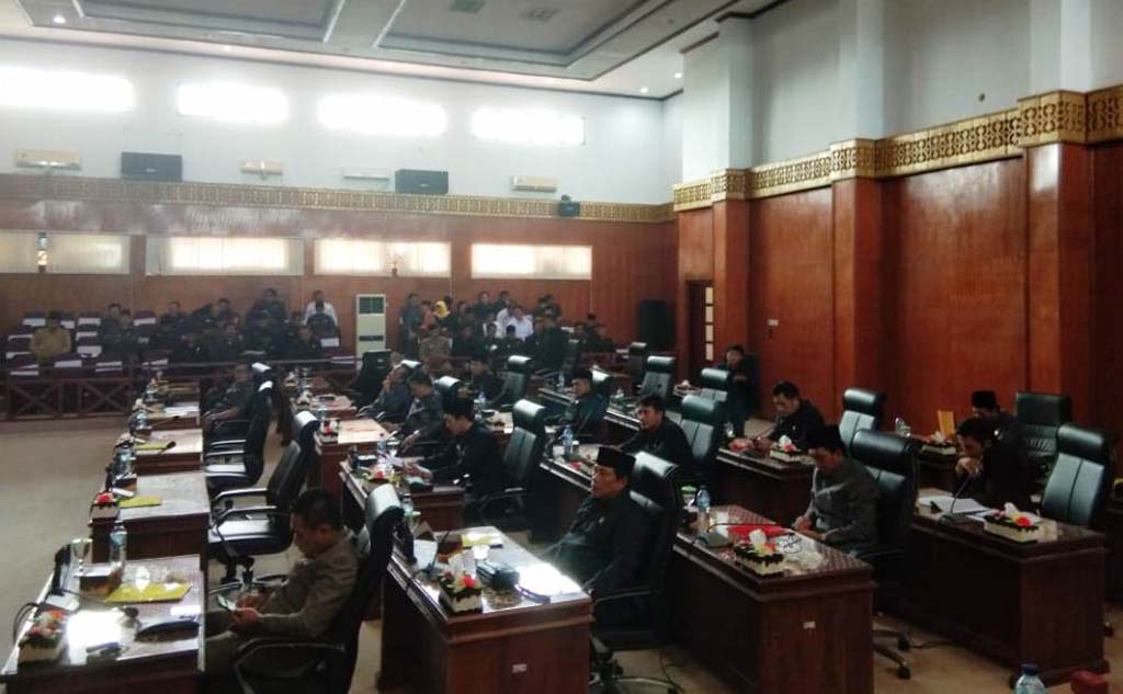 Paripurna Sepi, Kepala OPD Diminta Aktif