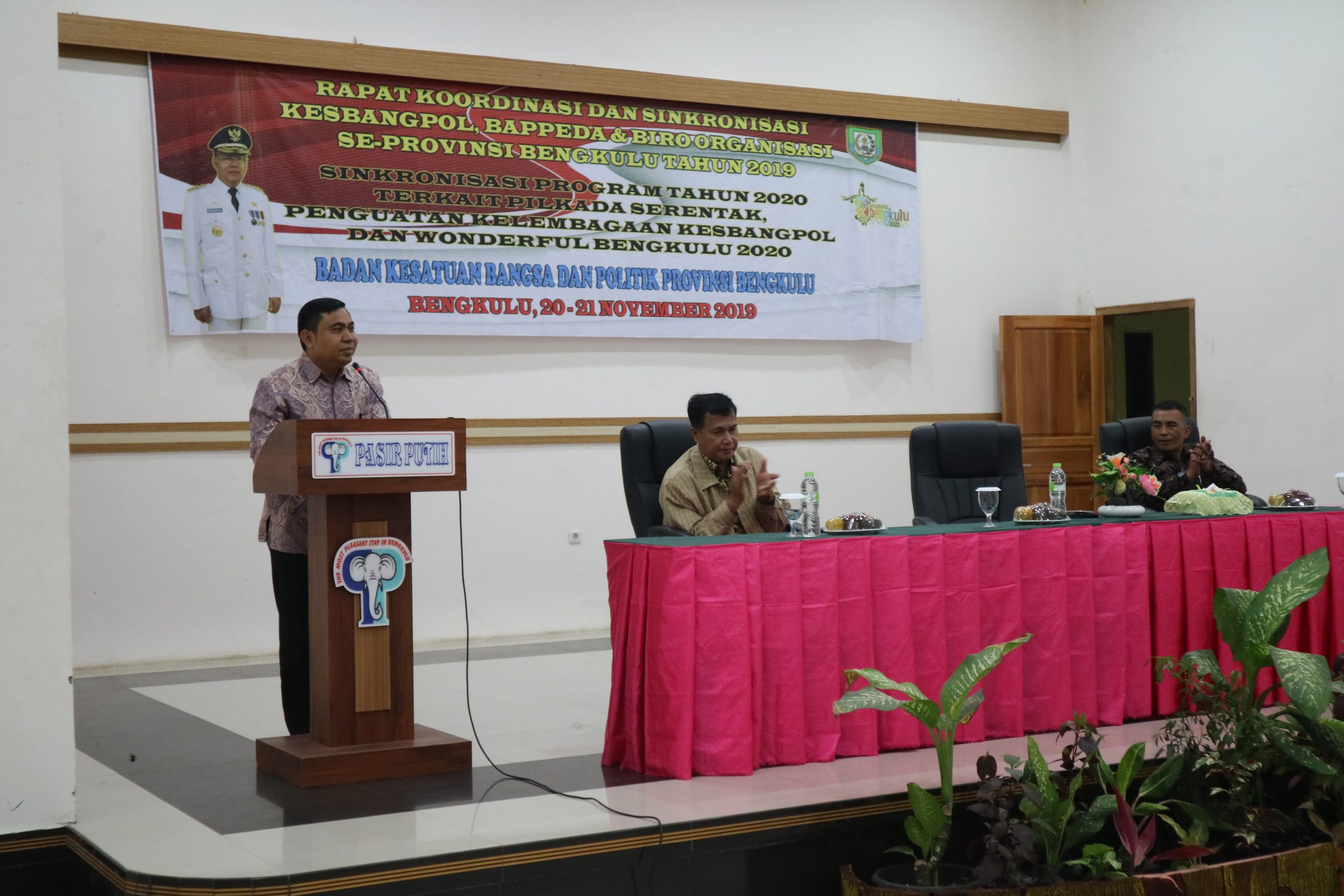 Jelang Pilkada 2020, Kesbangpol Provinsi Bengkulu Gelar Rakor