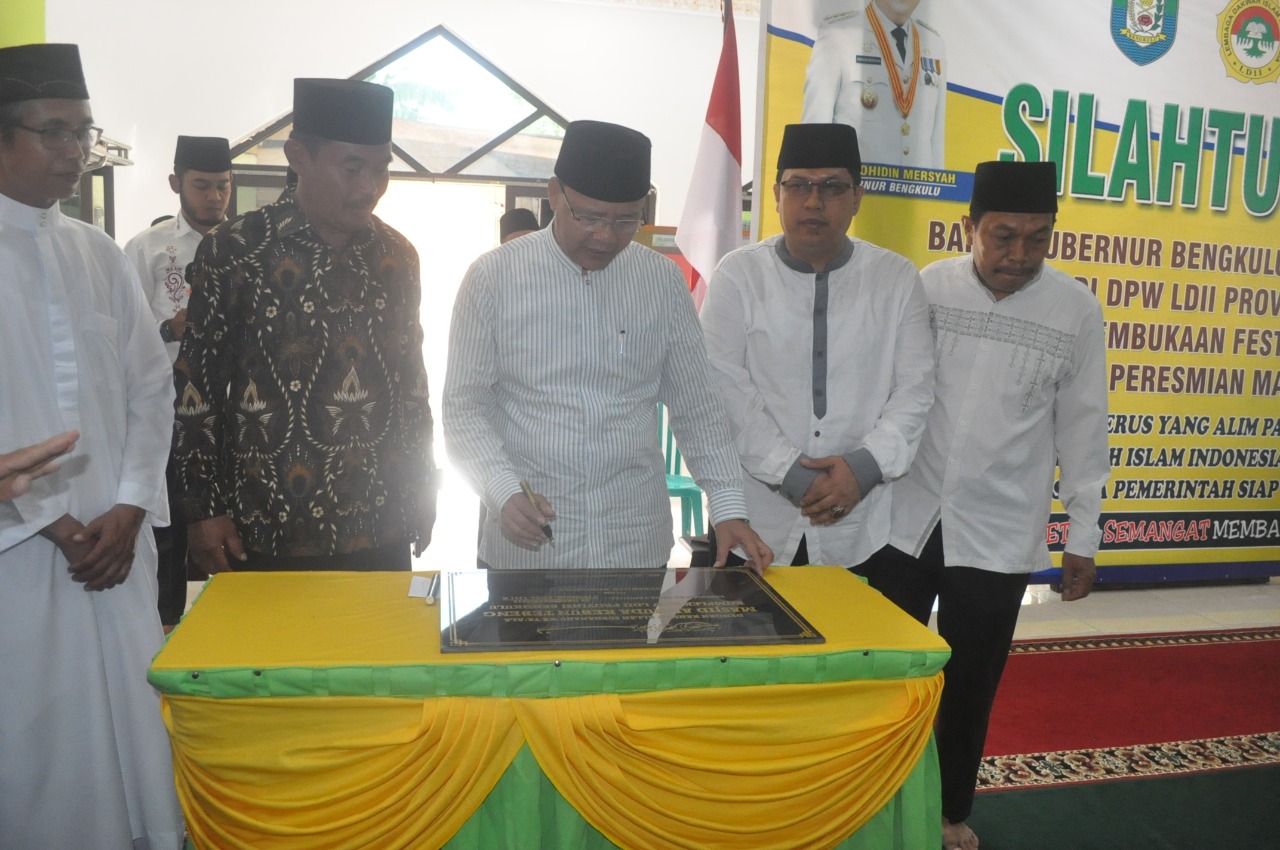 LDII dan Pemerintah Siap Membangun Bengkulu