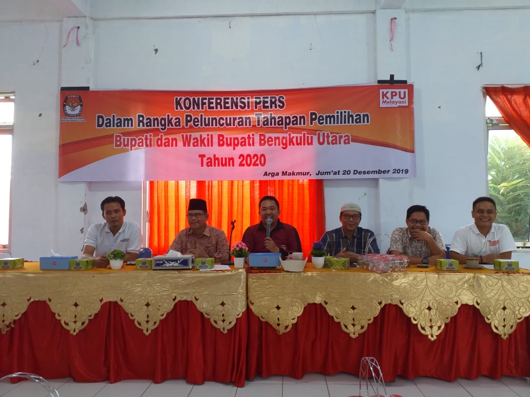 Peluncuran Pilkada, KPU Bengkulu Utara Gelar Doa Bersama