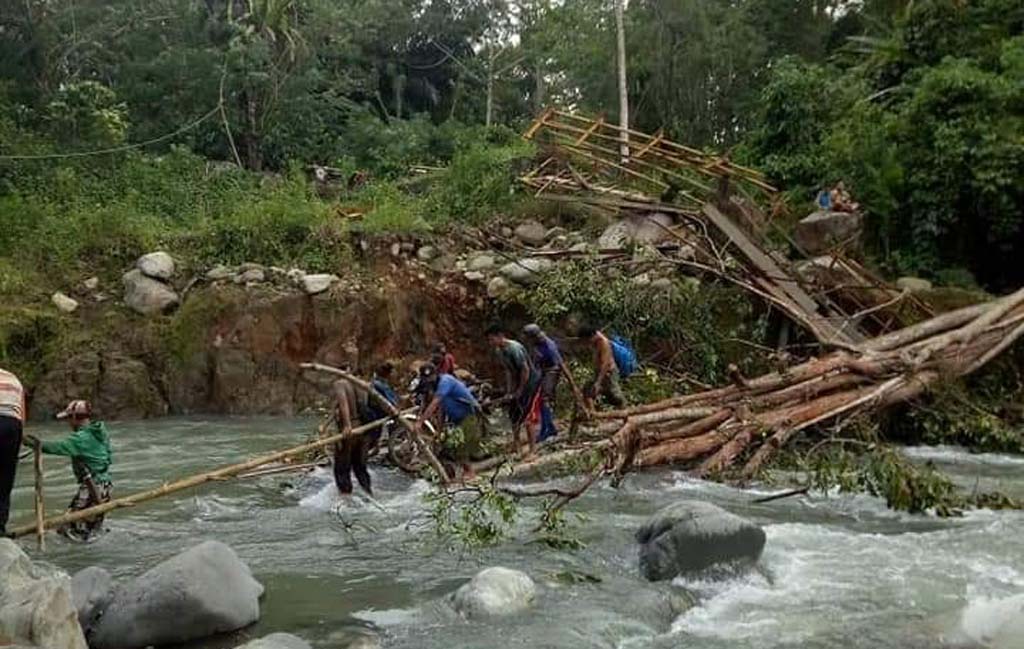 Jembatan Ambruk Diupayakan Direhab