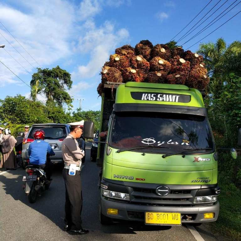 Tertibkan Truk Pengangkut Sawit