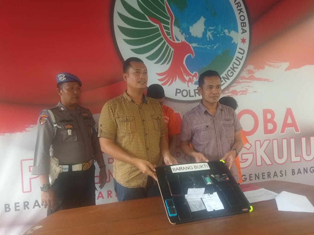 Polres Bengkulu Bekuk 2 Pria Diduga Pengedar Sabu