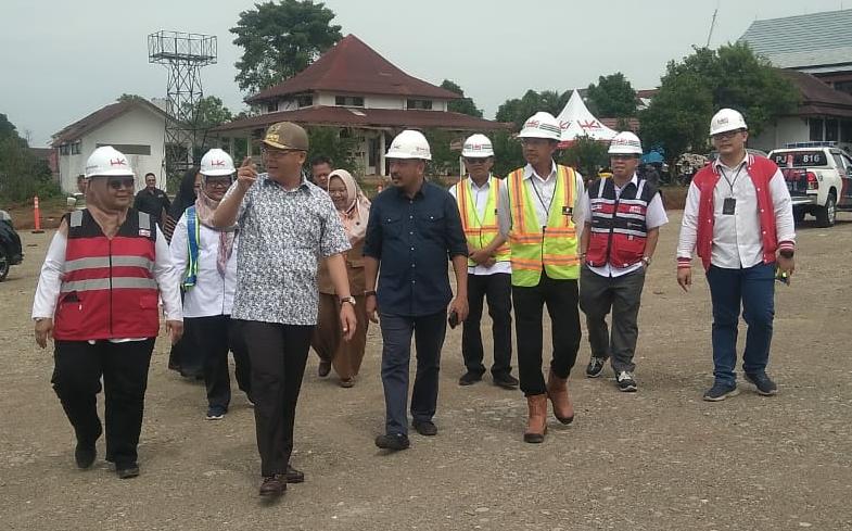 Jelang Kedatangan Presiden Gubernur Tinjau Lokasi Groundbreaking Tol dan Monumen Fatmawati