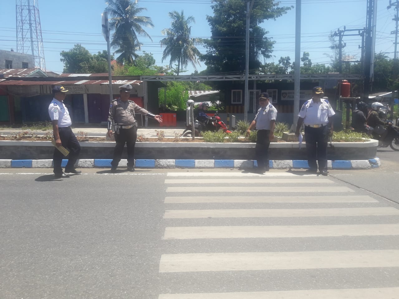 Kurang Perencanaan, Zebra Cross Tabrak Pembatas Taman 