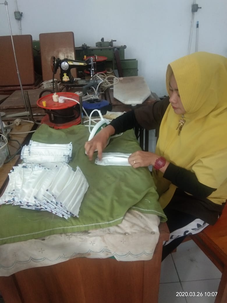 BLK Pemprov Bengkulu Produksi Masker, Bakal Digratiskan untuk Warga