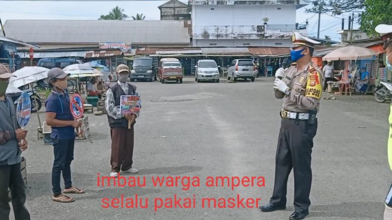 Pedagang Diingatkan Selalu Pakai Masker