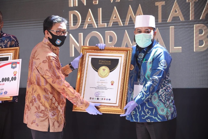 Raih Juara 1 Inovasi Daerah, Pemkot Bengkulu Terima DID Rp 3 Miliar