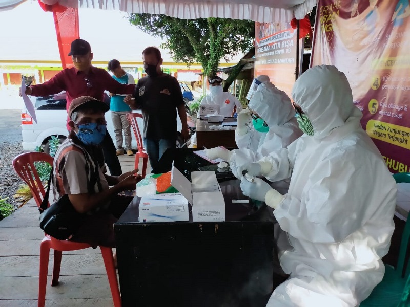 Pedagang Takut Rapid Test