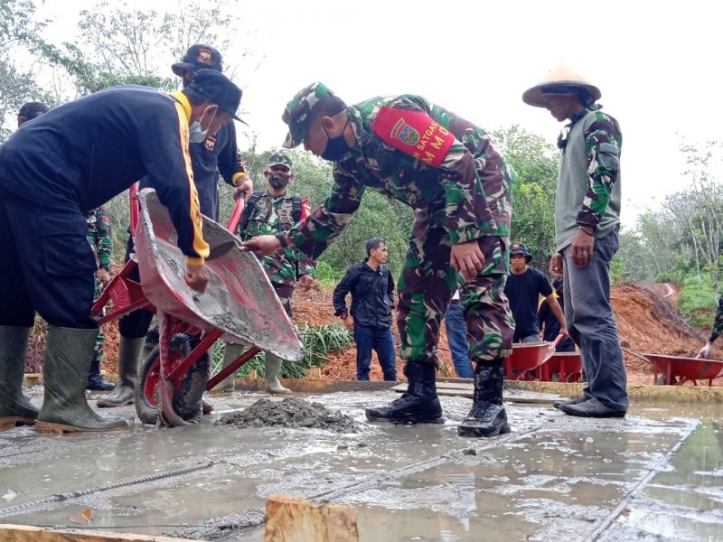 Dandim Optimis TMMD Tepat Waktu