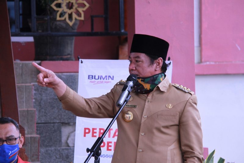 Bupati Lebong Marahi Kadinkes, Masker Tak Kunjung Dibagikan