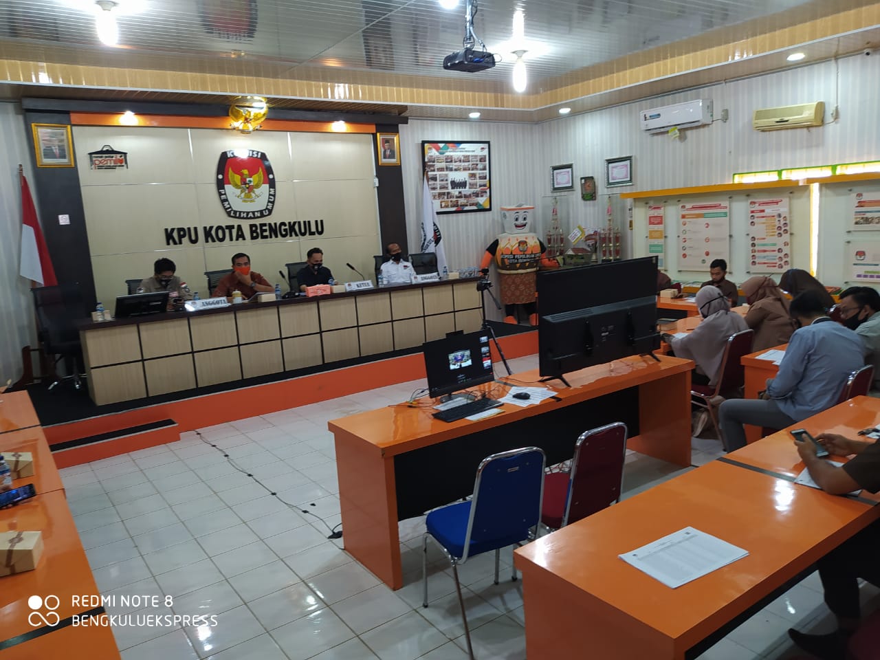 KPU Kota Bengkulu Laksanakan Gerakan Klik Serentak