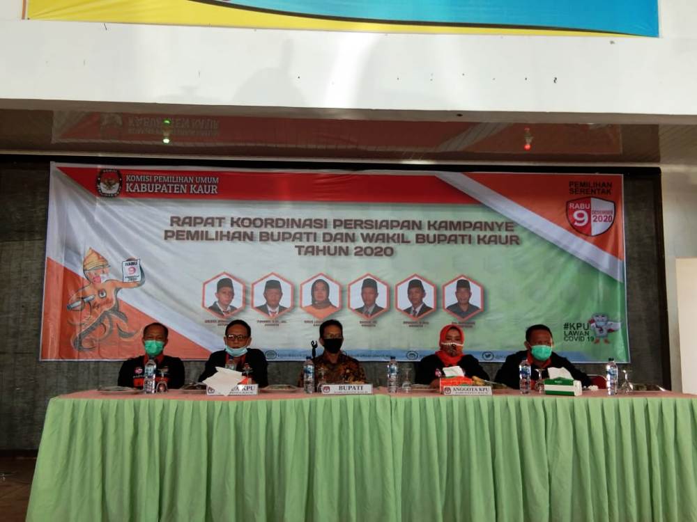 Persiapkan Kampanye, KPU Kaur Gelar Rakor