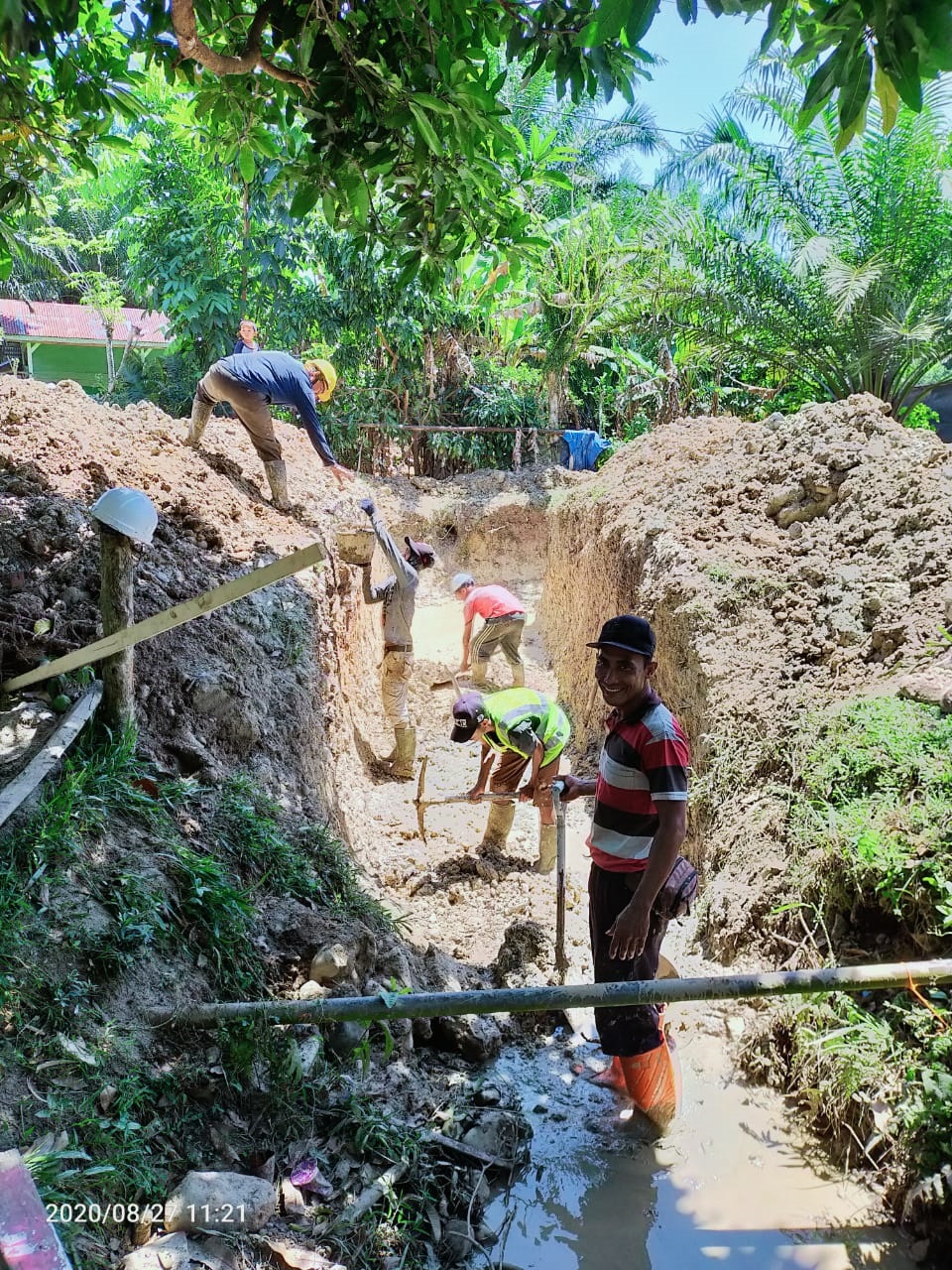 Jembatan Desa Talang Arah Bengkulu Utara Diperbaiki