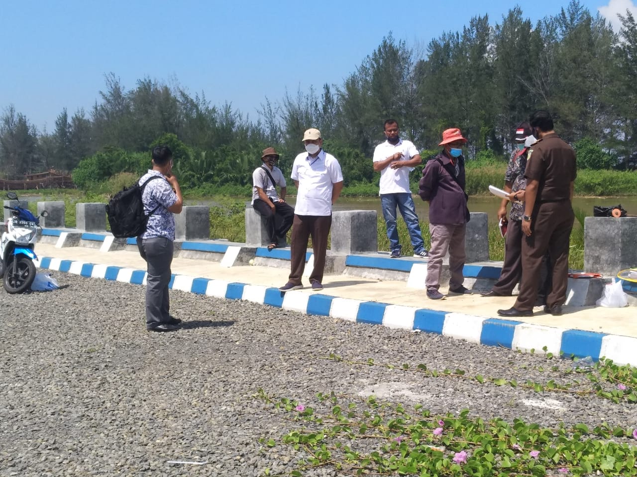 Tim Penyidik Kejati Bengkulu Cek Proyek Pengendali Banjir