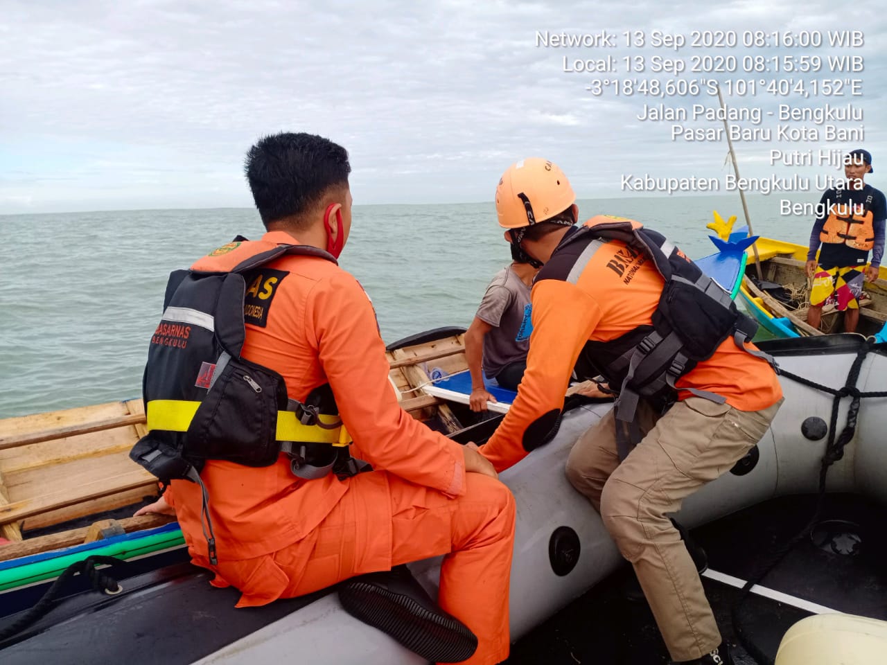 3 Nelayan Bengkulu Utara Ditemukan Selamat