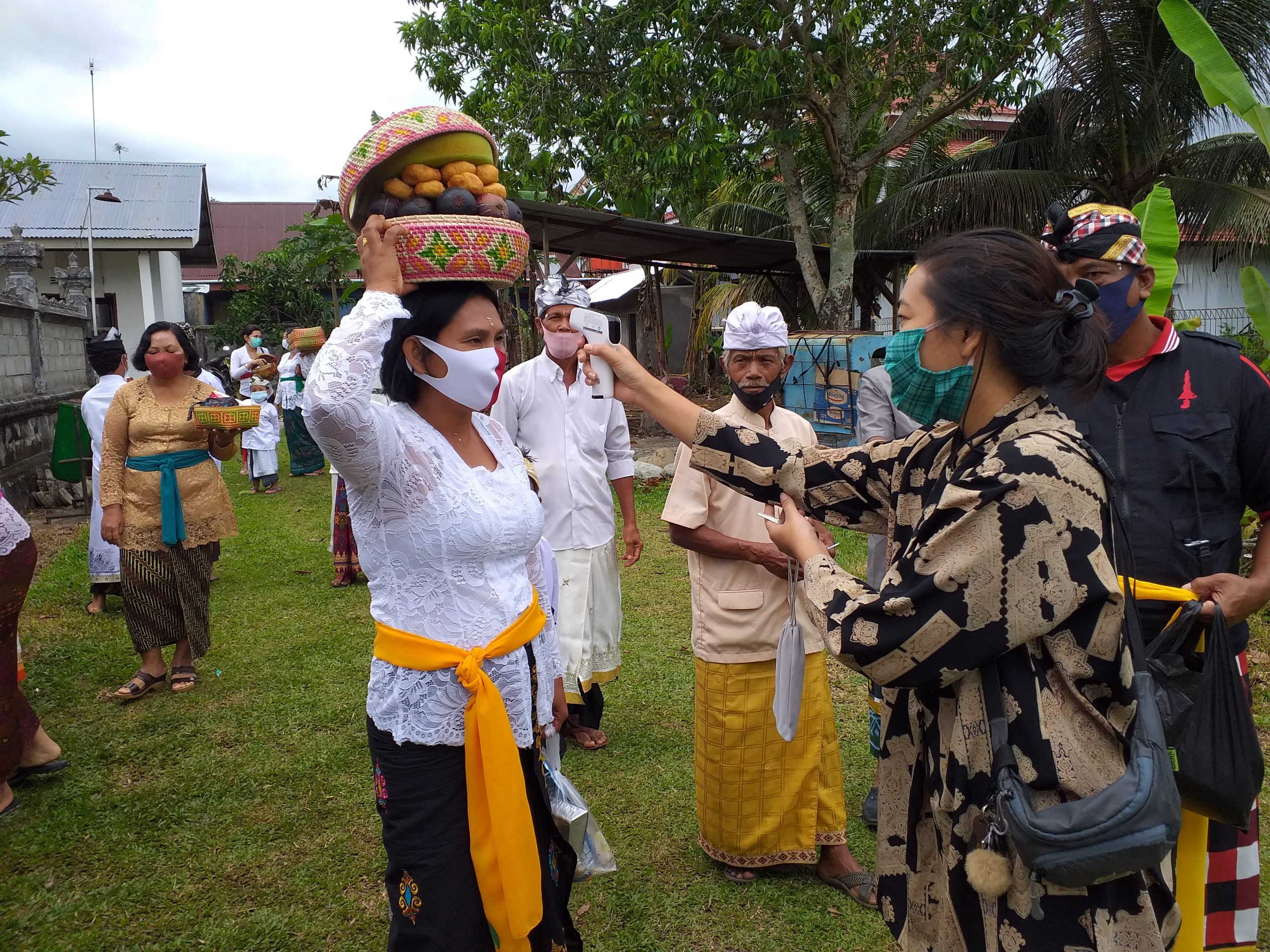 Perayaan Hari Raya Galungan di Bengkulu Utara Terapkan Protokol Kesehatan