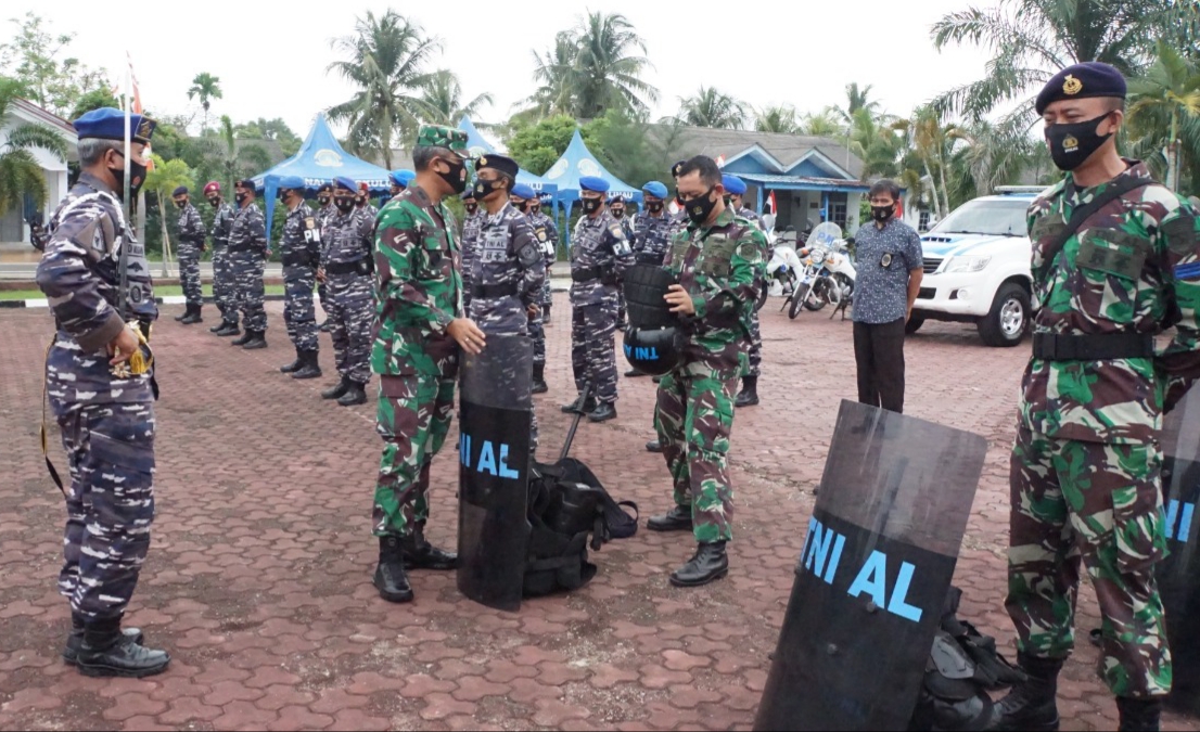 Lanal Bengkulu Gelar Apel Pasukan, Siap Tegakkan Protokol Covid dan Amankan Pilkada