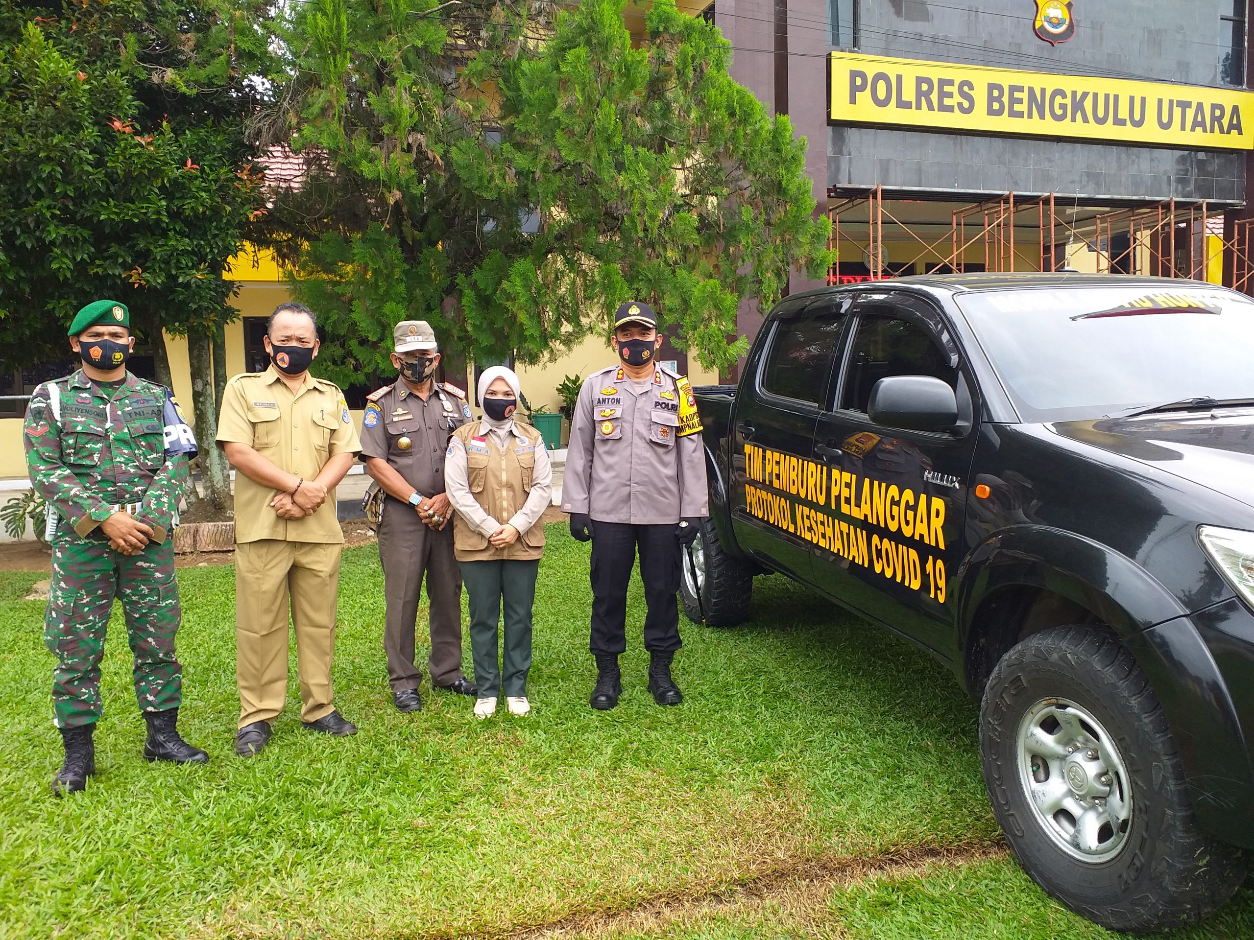 Polres Bengkulu Utara Luncurkan Kendaraan Pemburu Pelanggar Protkes