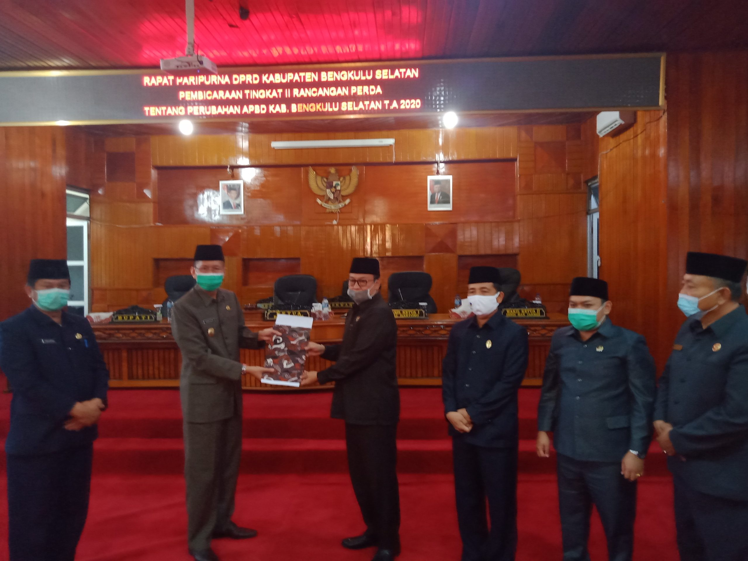 APBDP 2020 Bengkulu Selatan Disahkan