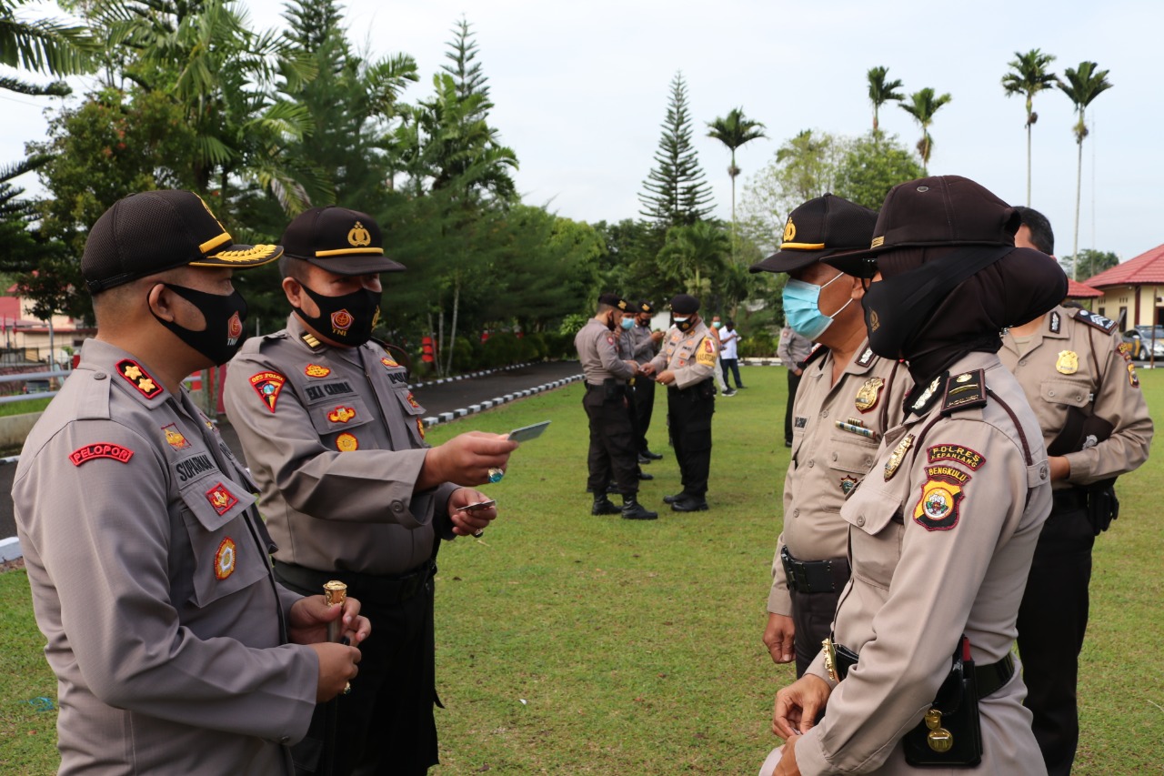 Kapolres Kepahiang Cek Kesiapan Jajarannya