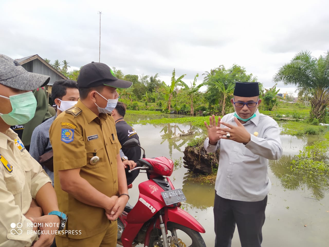 Ketua DPRD Kota Bengkulu Sidak Lokasi Banjir di Kelurahan Jembatan Kecil