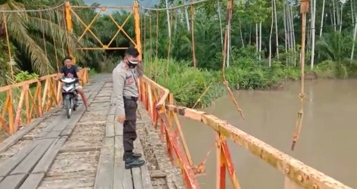 Jembatan Taba Pasemah Benteng Ancam Keselamatan Pengendara