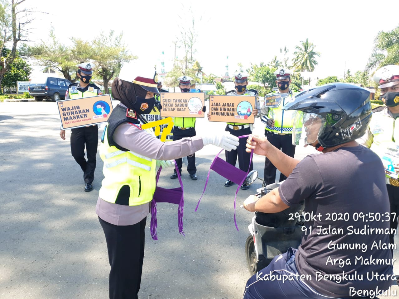 Operasi Zebra, Satlantas Polres BU Fokus Sosialisasi Prokes