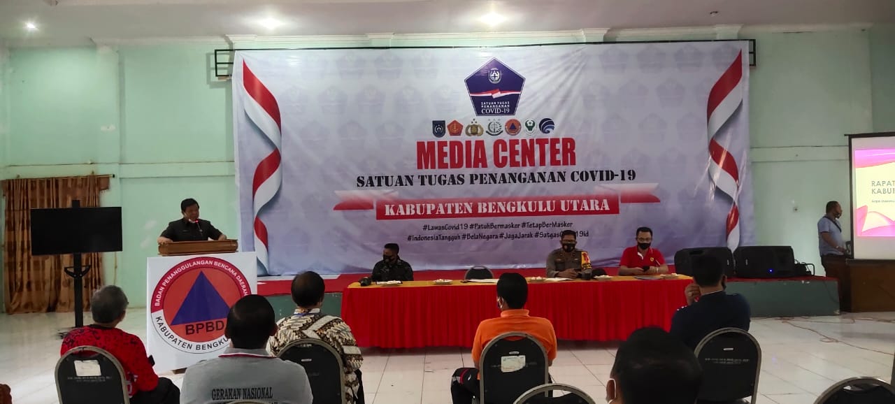 Peyebaran Covid-19 di Bengkulu Utara Naik, Satgas  Diminta Tingkatkan Edukasi Protkes