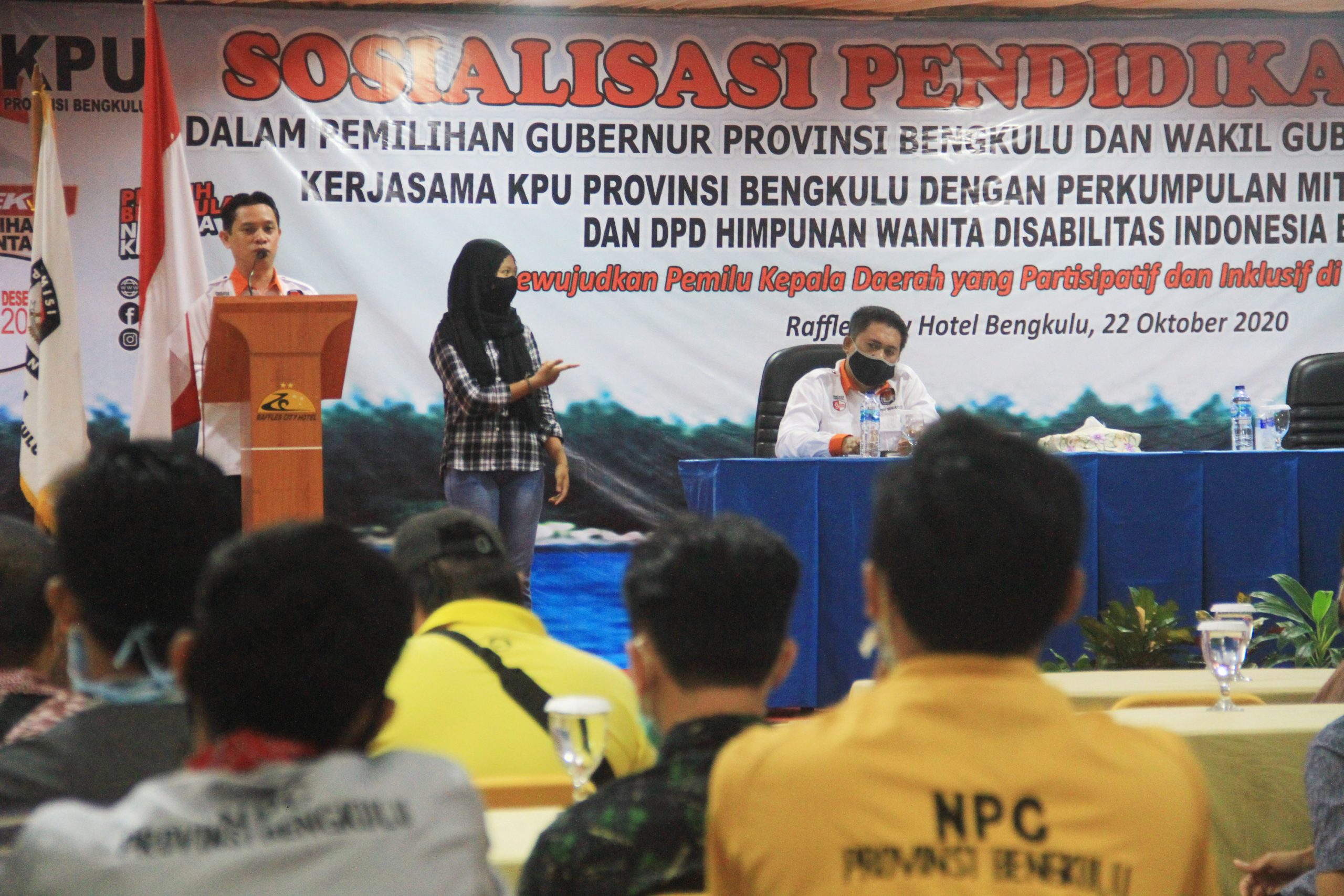 KPU Sosialisasi Pemilihan Pendidikan Disabilitas