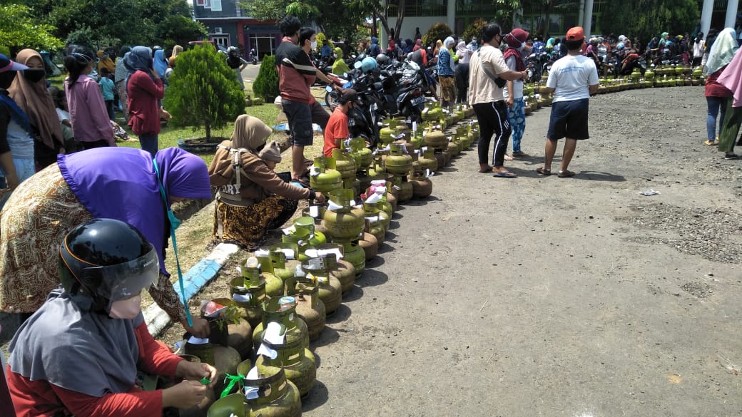 Operasi Pasar Elpiji 3 Kg di Kota Bengkulu Diserbu Warga