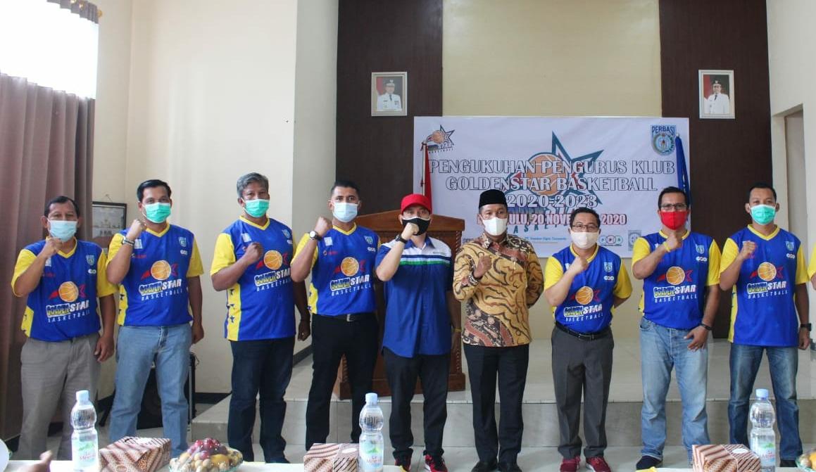 Dikukuhkan, Golden Star Diminta Ciptakan Atlet Pebasket Bengkulu Berprestasi