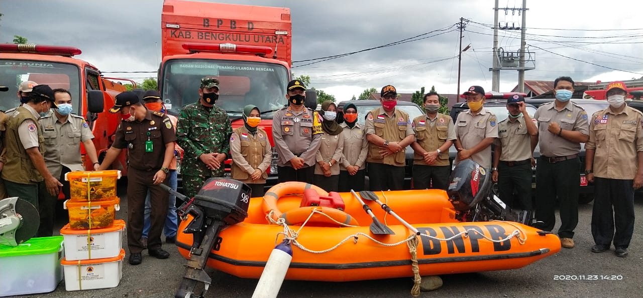 Pemkab Bengkulu Utara Gelar Apel Pasukan Siaga Bencana