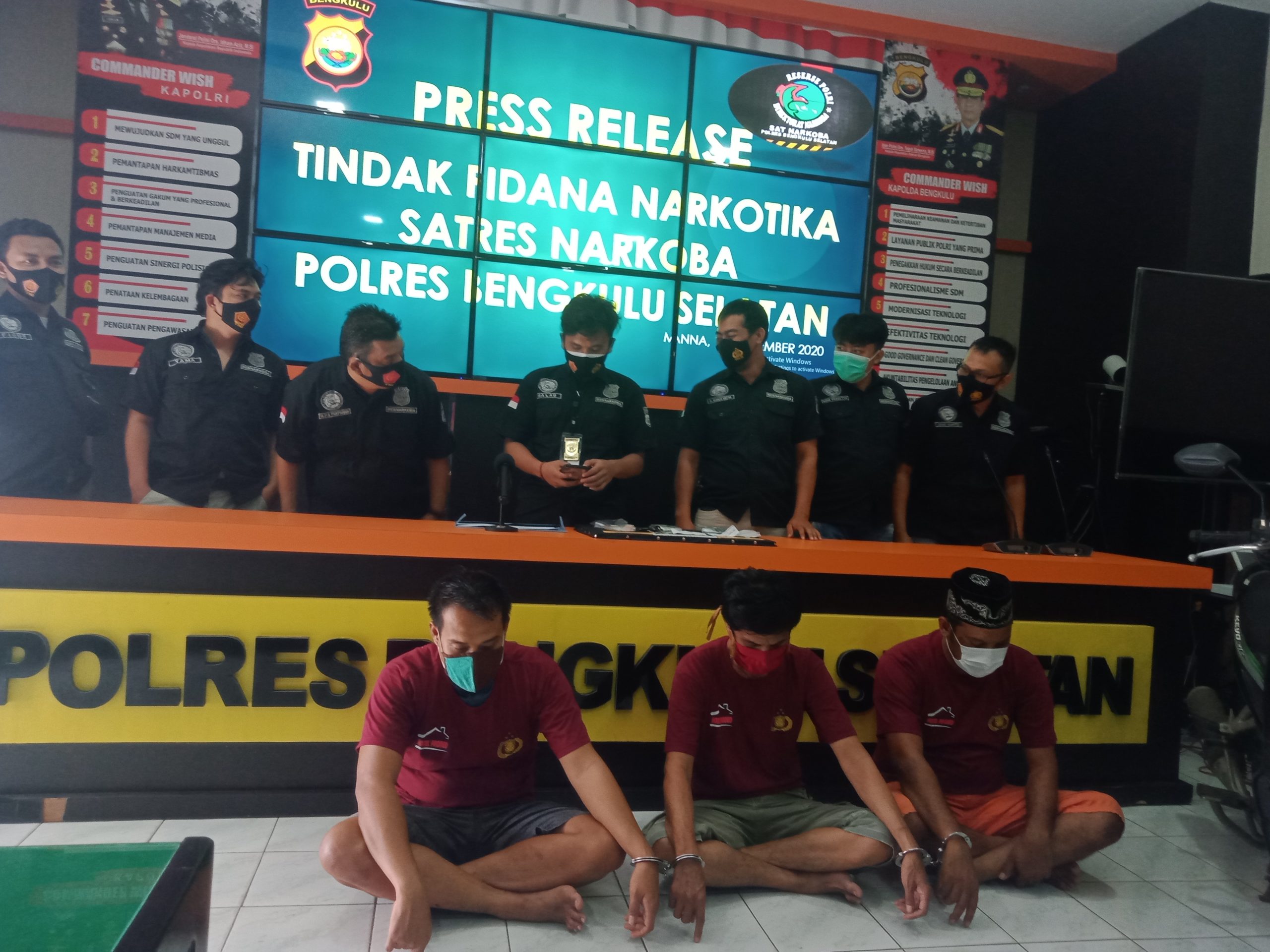 Polres BS Sita Sabu 11 Paket, Senilai Rp 4 Juta