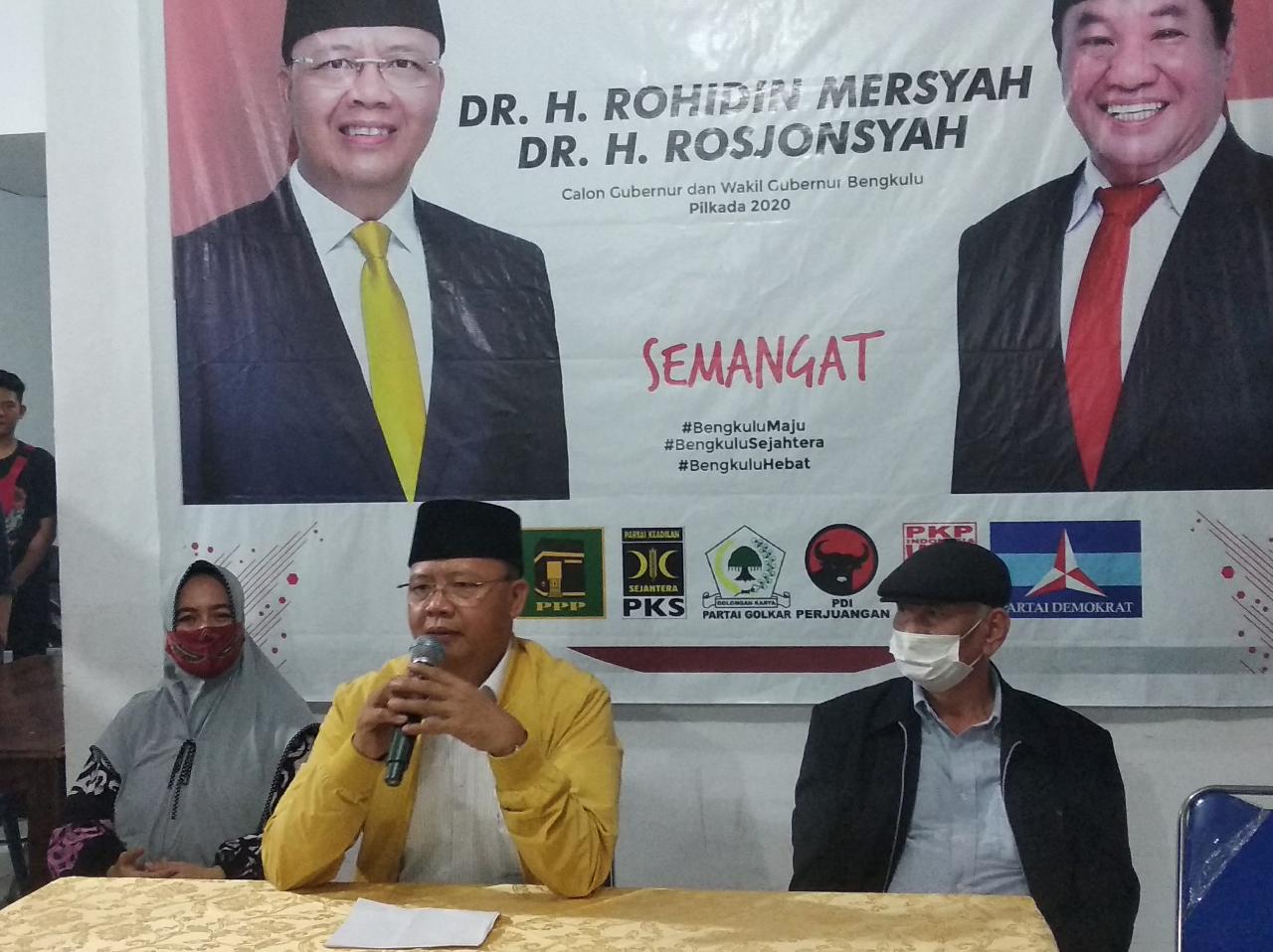 Unggul Hitung Cepat, Rohidin : Ini Kemenangan Masyarakat Provinsi Bengkulu