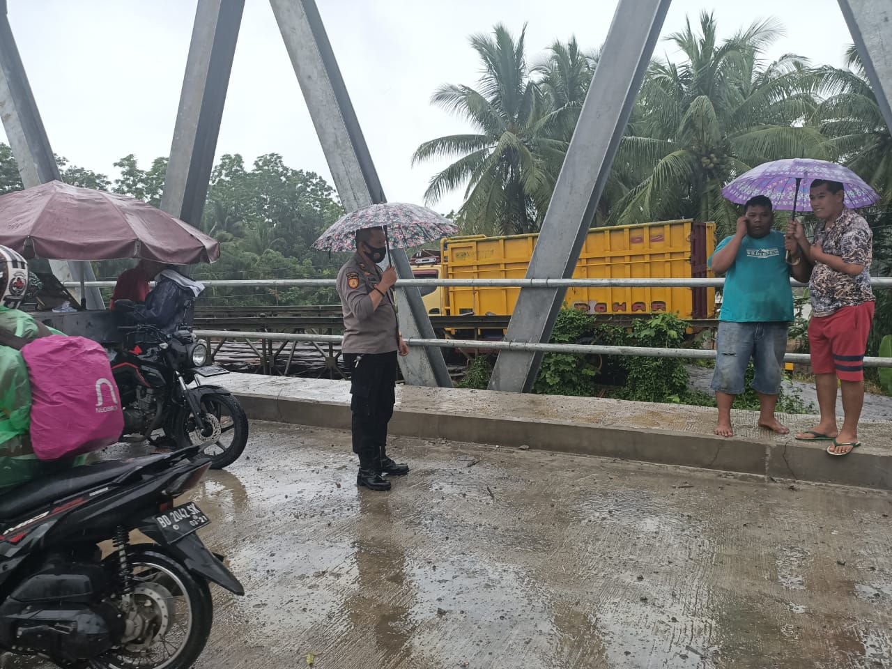 Pengendara Diminta Berhati-hati Melintas Jembatan TAP Bengkulu Utara