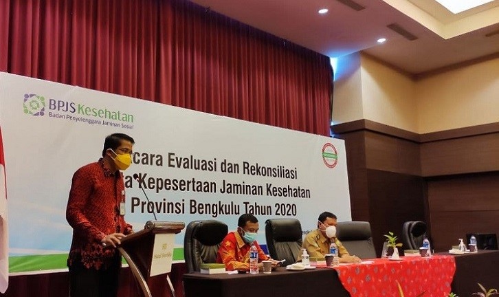 BPJS Kesehatan dan Dinkes Provinsi Bengkulu Evaluasi Pelaksanaan Jamkesprov Tahun 2020