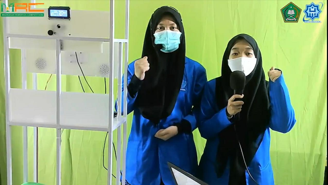 Siswa MAN IC Bengkulu Tengah Ciptakan Robot Deteksi Suhu Tubuh