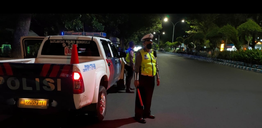 Cegah Kriminalitas, Polres Bengkulu Tingkatkan Patroli Malam