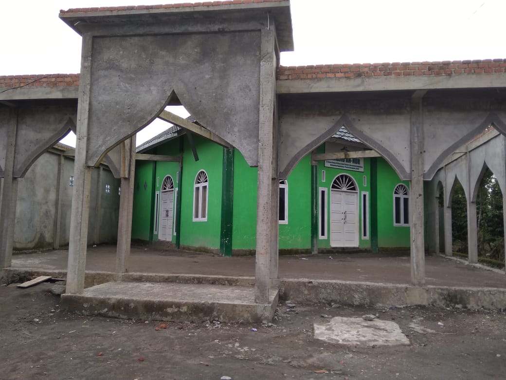 Dapat CSR, Pembangunan Masjid An-Nur Dilanjutkan