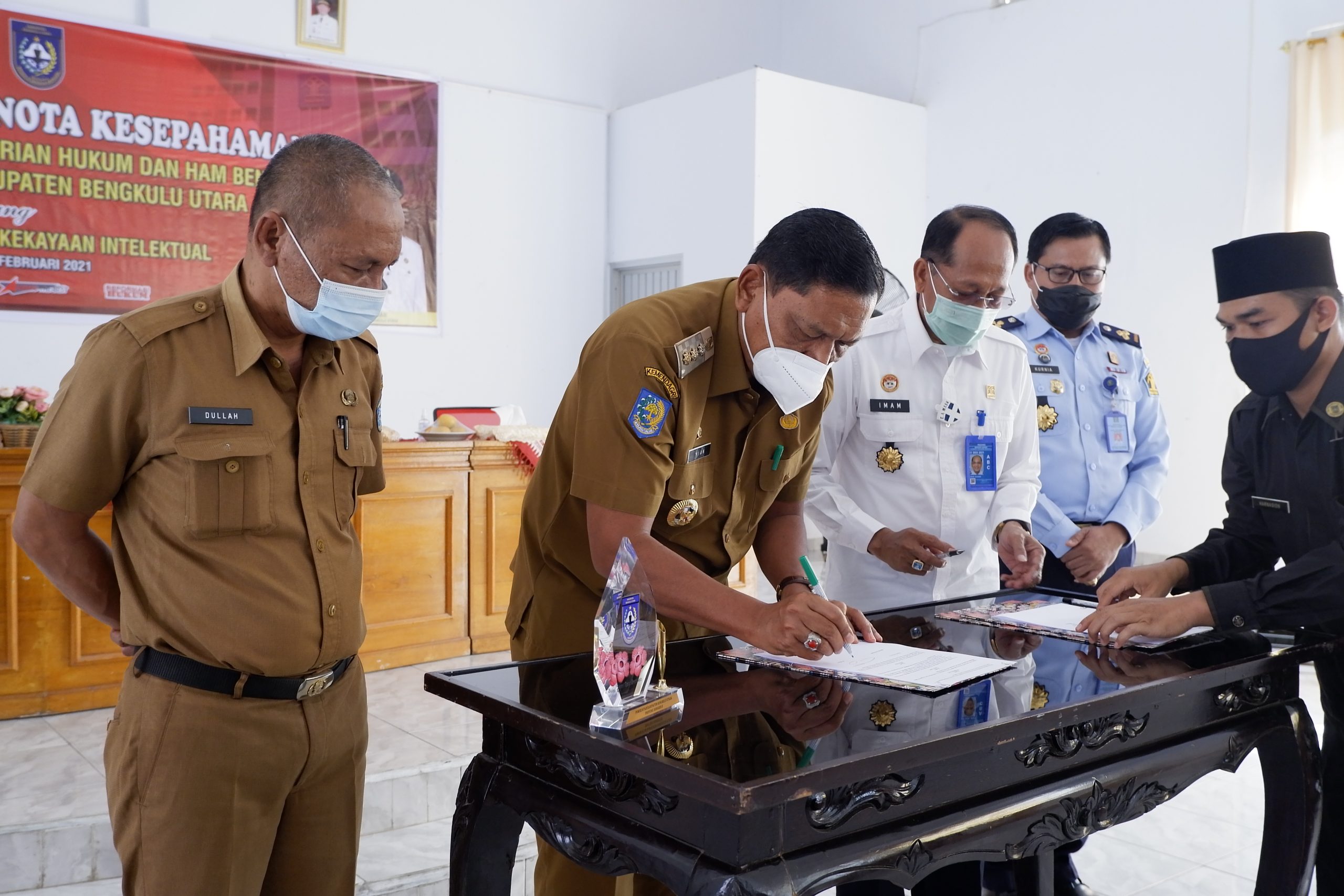 Kemenkumham dan Pemkab Bengkulu Utara Gelar Penandatanganan MoU