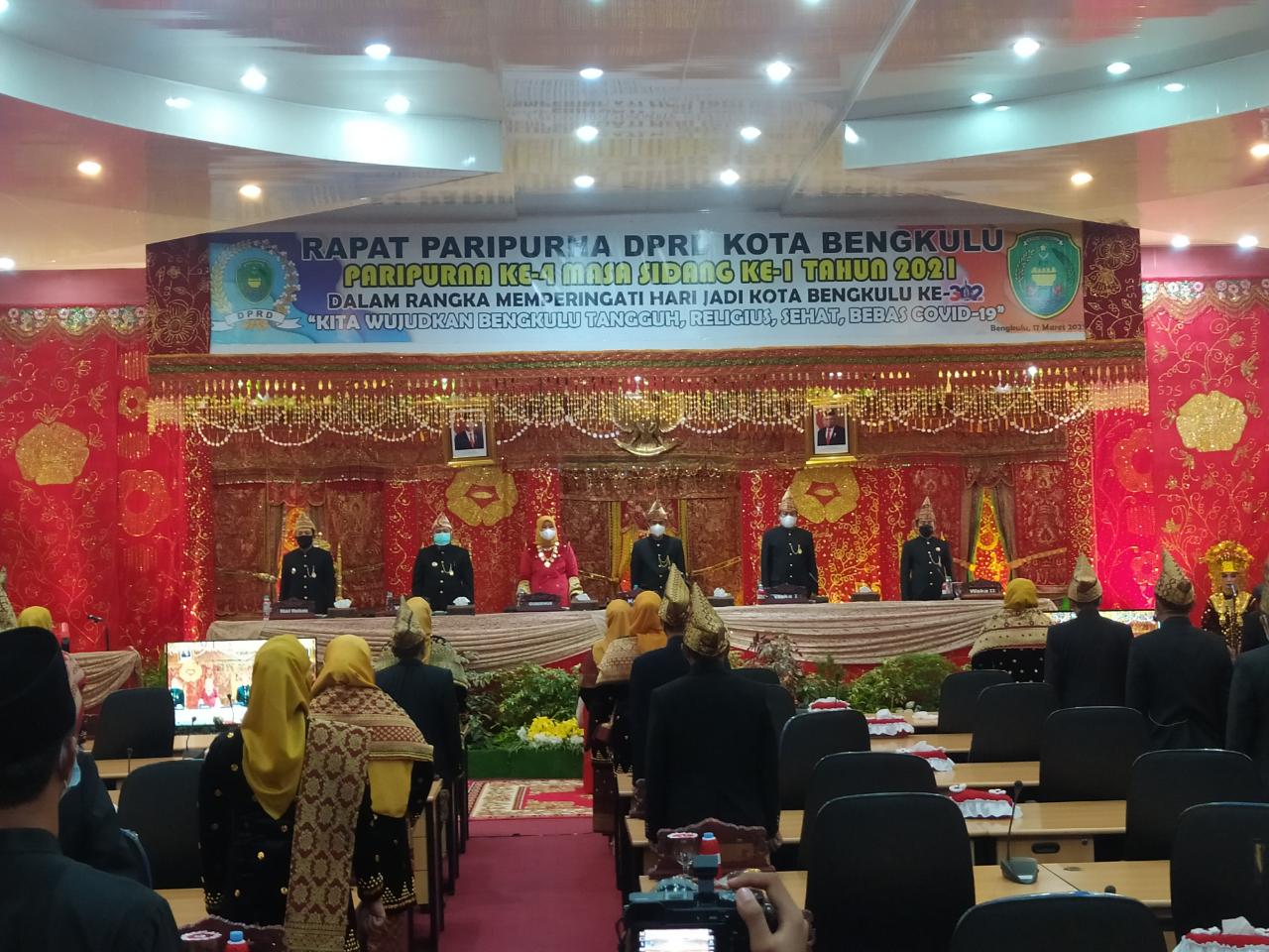 DPRD Gelar Paripurna Istimewa HUT Kota Bengkulu ke-302